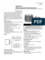 Model 351 High Frequency Pulse Generator: Description