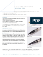 X-Ray Technology - High Voltage Cable: Technical Information Notice - Hot and Cold Mill Applications, 2014/04