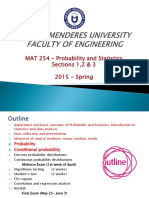 MAT 254 - Probability and Statistics Sections 1,2 & 3 2015 - Spring