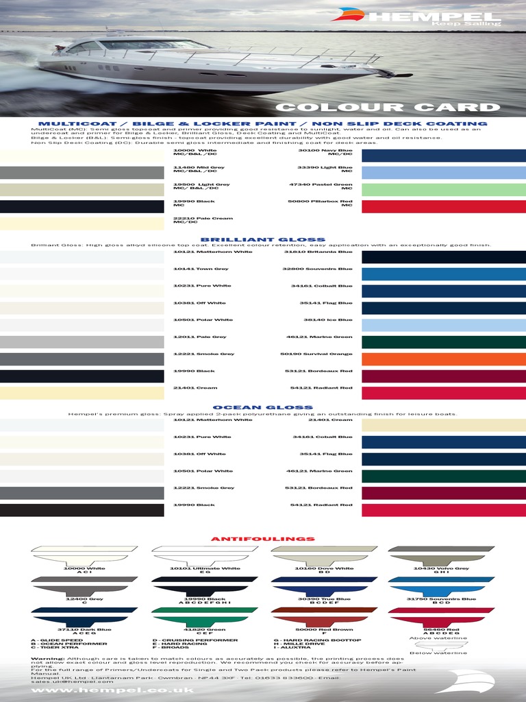 Hempel Colourcard | PDF | Blue | Paint