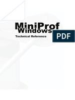 Miniprof: Technical Reference