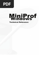 Miniprof: Technical Reference