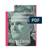 The Transcendental Coaxiological Mathematics by Sorin Cerin