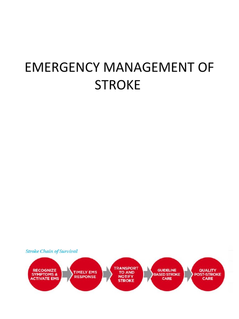 Emergency Management of Stroke | PDF