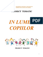 0 in Lumea Copiilor Proiect