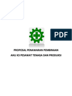 Proposal Penawaran Ahli Pesawat Tenaga & Produksi