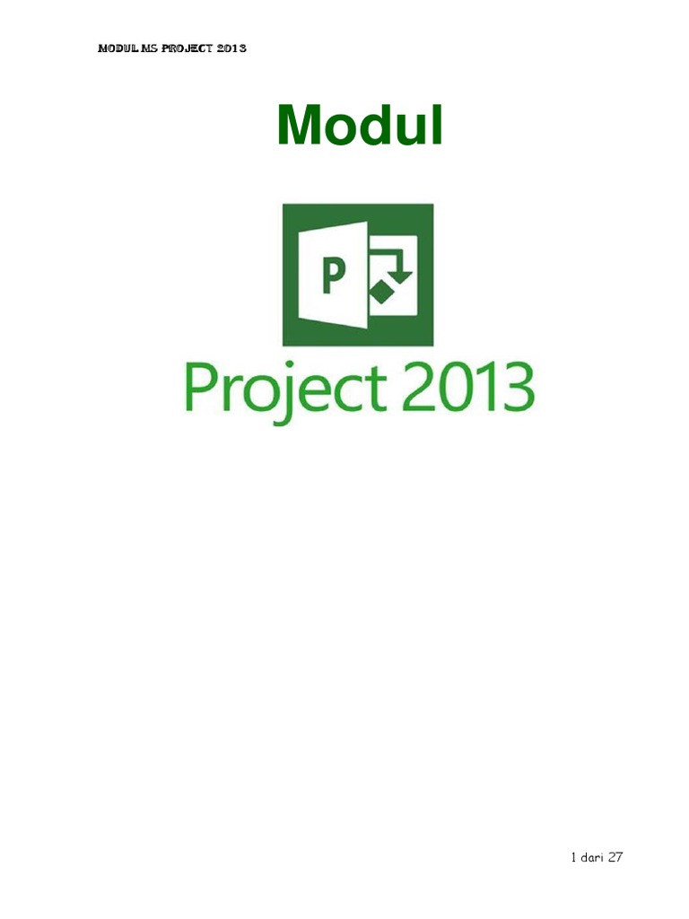 MODUL Ms Project | PDF
