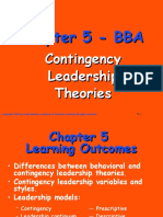 Contingency Leadership Theories