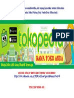 Spanduk Tokopedia