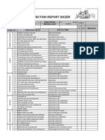 Dozer inspection sheet