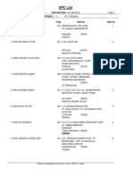 Upc List: Interview Date: Advertise Category Name of Candidate Sno. Address Appl No. Catg