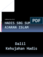 Materi 2_hadis Sbg Sumber Ajaran Islam