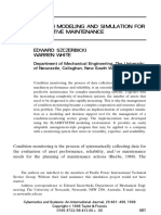 System Modeling and Simulation For Predictive Maintenance: Edward Szczerbicki Warren White