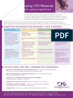 A Guide To Creating CPD Materials