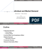 Week 3: Chapter 4: Individual and Market Demand