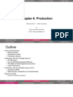 Week 4: Chapter 6: Production