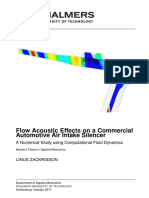 Flow Acoustic Effects On A Commercial Automotive Air Intake Silencer Chalmers STAR CCM