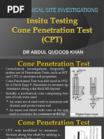 6 - Insitu Testing - CPT