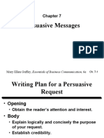 Persuasive Messages: Mary Ellen Guffey, Essentials of Business Communication, 6e
