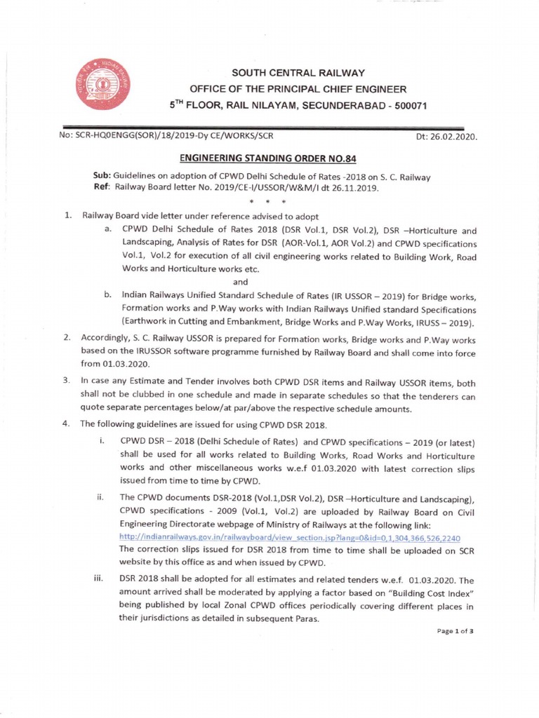 2-eso-84-for-adoption-of-cpwd-dsr-pdf-government-of-india-rail