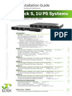 Flatpack S, 1U PS Systems: Quick Installation Guide