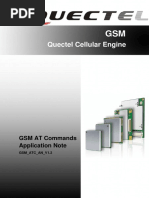 Quectel Cellular Engine: GSM AT Commands Application Note