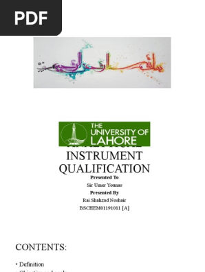analytical instrument qualification-1