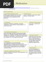 Medication: Expected Pharmacological Action Therapeutic Use