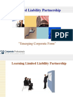 Limited Liability Partnership: Emerging Corporate Form"