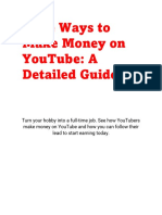 L The Ways To Make Money On Youtube: A Detailed Guide