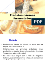 História e processamento de embutidos fermentados