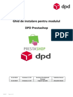 DPD Prestashop-Documentatie Instalare Modul