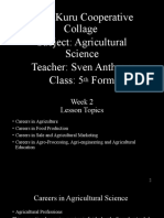 Agri Science Lesson 2 Form 4