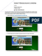 Petunjuk Dan Kode User Admin Aplikasi EKinerja_533515