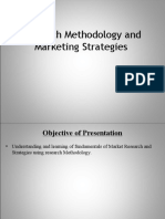 Research Methodology and Marketing Strategies