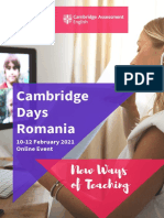 Cambridge Days Romania 2021