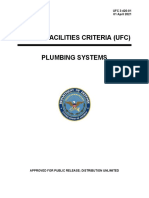 Unified Facilities Criteria (Ufc) Plumbing Systems