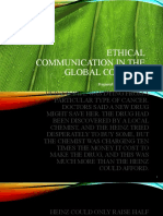Ethical Communication in The Global Context: Prepared By: Ms. Lulu Sabusap