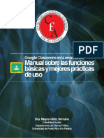 Google Classroom en La Ensenanza Manual