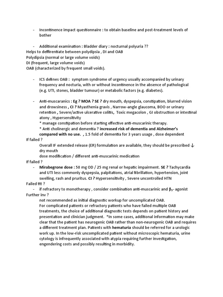 Incontinence Impact Questionnaire PDF Urinary Incontinence