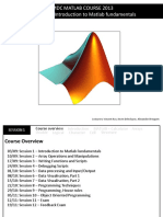 Imdc Matlab Course 2013 SESSION 1 - Introduction To Matlab Fundamentals