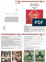 Mezclador de Precisión: Datos Técnicos Y Medidas Generales