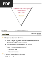 Alcatel Omnipcx Enterprise Licenses and Ops Files