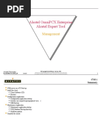 Alcatel Omnipcx Enterprise Alcatel Expert Tool: Management