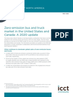 Zero-Emission Bus and Truck Market in The United States and Canada: A 2020 Update