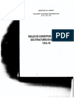 Règles de Conception Et de Calcul Des Structures en Béton Armé C.B.a.93