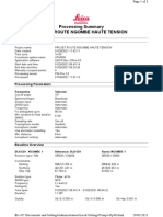 Processing Summary Projet Route Ngombe Haute Tension