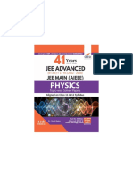 Physics 41 Years (1978-2018) JEE Advanced (IIT-JEE) + 17 Yrs JEE Main (2002-2018) PDF