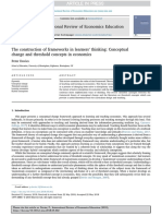 Davies, P. (2018) - The Construction of Frameworks in Learners' Thinking - Conceptual Change and Threshold Concepts in Economics