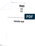 Pfaff - 212 213 Manual EN